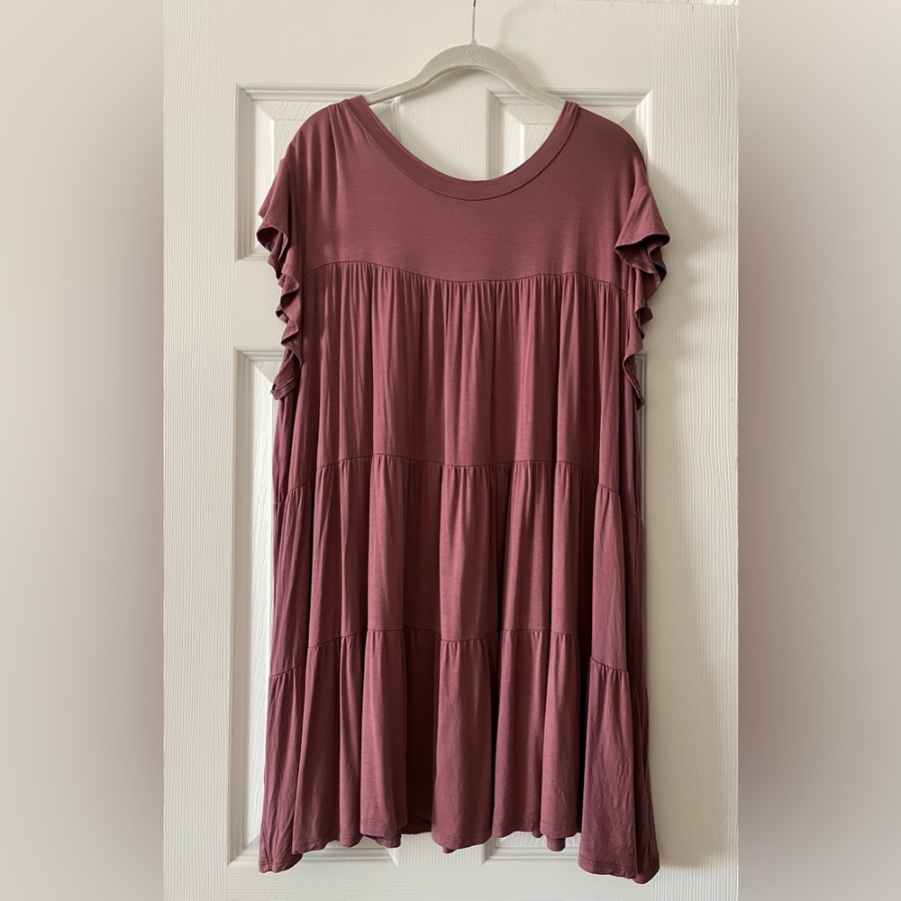 ALYA Dress size Large. Mauve colored